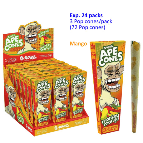 3T. «G-Rollz» Pre-rolled Ape Cones «Monk
