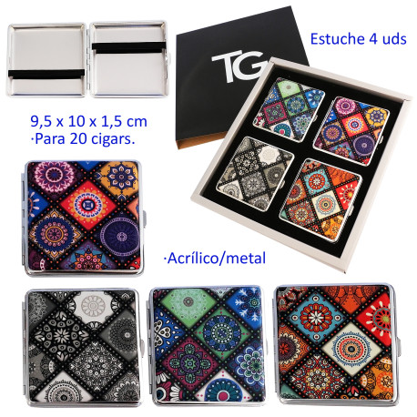 1T. Expositor con 4 Pitilleras «TG» para 20 cigarrillos
