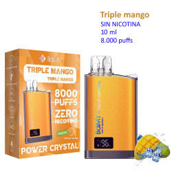 5T. Triple Mango 0 mg. «BALMY POWER CRYSTAL» Vaper desechable