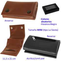 1T. Bolsa para picadura de tabaco simil piel colores surtidos aleatorios