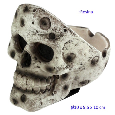 1T. Cenicero resina skull