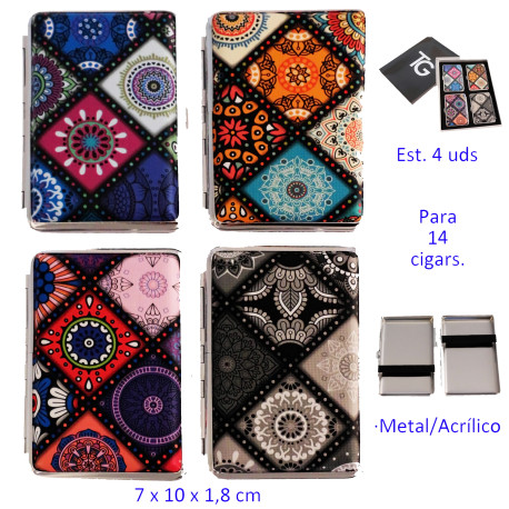1T. Expositor con 4 Pitilleras «TG» para 14 cigarrillos