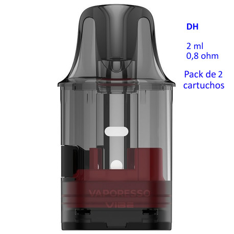 4T. Pod Vibe 2ml 0,8 ohm (2pcs) - Vaporesso