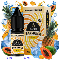 4T. 10ml 0 mg. Pineapple Papaya Ice Sales de nicotina «Bar Juice by Bombo»