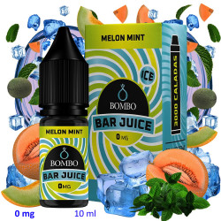 4T. 10ml 0 mg. Melon Mint Ice Sales de nicotina «Bar Juice by Bombo»