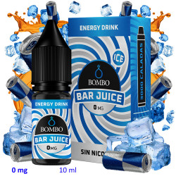 4T. 10ml 0 mg. Energy Drink Ice Sales de nicotina «Bar Juice by Bombo»