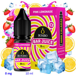 4T. 10ml 0 mg. Pink Lemonade Ice Sales de nicotina «Bar Juice by Bombo»