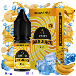 4T. 10ml 0 mg. Banana Max Ice Sales de nicotina «Bar Juice by Bombo»
