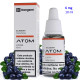 4T. e-liquid Blueberry 6 mg. «Hangsen Atom» envase con 10 ml.