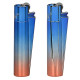 4T. «Clipper» «DAWN GRADIENT» Exp. 12 encendedores con estuche de metal