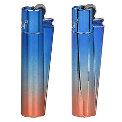 4T. «Clipper» «DAWN GRADIENT» Exp. 12 encendedores con estuche de metal