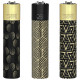 4T. «Clipper» «CHIC PATTERNS» Exp. 12 encendedores con estuche de metal