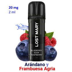 4T. Pod Blueberry Sour Raspberry 20mg. «Lost Mary TAPPO PRO»