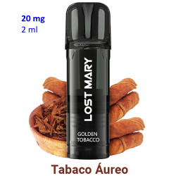4T. Pod Golden Tobacco 20mg. «Lost Mary TAPPO PRO»