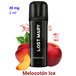 4T. Pod Peach Ice 20mg. «Lost Mary TAPPO PRO»