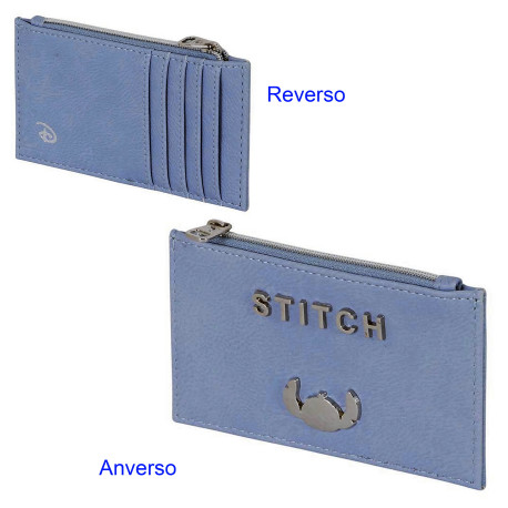 3T. LILO Y STITCH Tarjetero Slim Steel