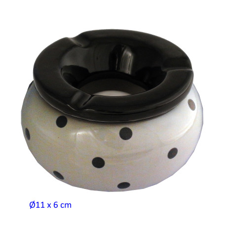 1T. Cenicero de mesa «Chancla» blanco