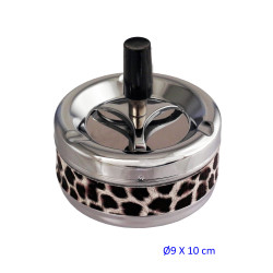 1T. Cenicero automático de metal Ø9 x 10 cm.