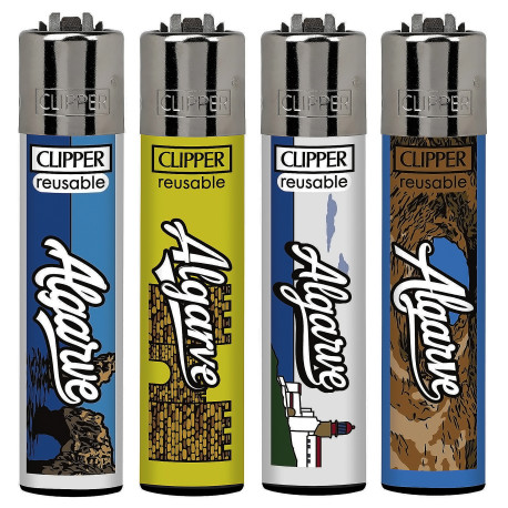 4T. Clipper «ALGARVE 2025» Expositor con 48 encendedores