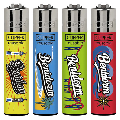 4T. Clipper «BENIDORM 2025» Expositor con 48 encendedores