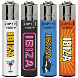 4T. Clipper «IBIZA 2025» Expositor con 48 encendedores