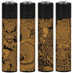 4T. Clipper «420 FANTASY CREATURES» Exp. 48 encendedores