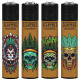 4T. Clipper «420 MEX WEED SKULLS» Exp. 48 encendedores