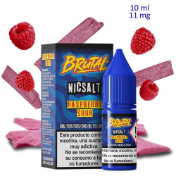 4T. 10ml 11 mg. Raspberry Sour Sales de nicotina «Brutal Salt By Just Juice»