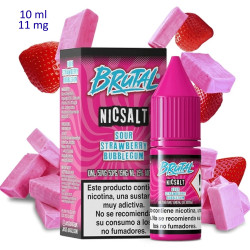 4T. 10ml 11 mg. Sour Strawberry Bubblegum Sales de nicotina «Brutal Salt By Just Juice»