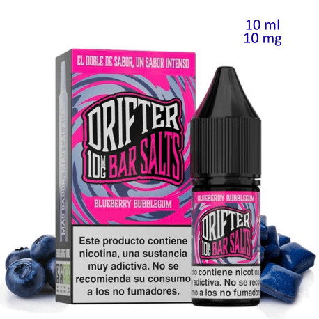 4T. 10ml 10 mg. Blueberry Blubblegum Sales de nicotina «Drifter Bar Salts»