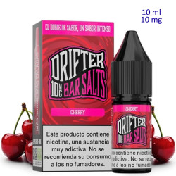 4T. 10ml 10 mg. Cherry Sales de nicotina «Drifter Bar Salts»