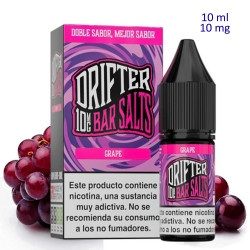 4T. 10ml 10 mg. Grape Sales de nicotina «Drifter Bar Salts»