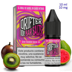 4T. 10ml 10 mg. Kiwi Passion Guava Ice Sales de nicotina «Drifter Bar Salts»