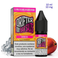 4T. 10ml 10 mg. Mango Ice Sales de nicotina «Drifter Bar Salts»