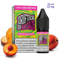 4T. 10ml 10 mg. Pineapple Peach Mango Sales de nicotina «Drifter Bar Salts»