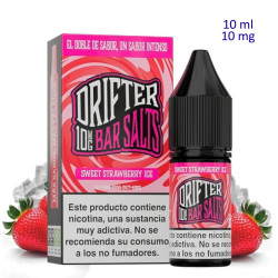4T. 10ml 10 mg. Sweet Strawberry Ice Sales de nicotina «Drifter Bar Salts»