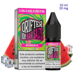 4T. 10ml 10 mg. Watermelon Ice Sales de nicotina «Drifter Bar Salts»