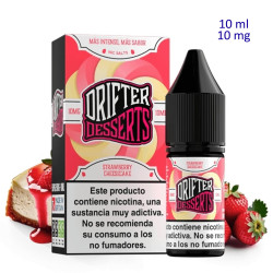 4T. 10ml 10 mg. Strawberry Cheesecake Sales de nicotina «Drifter Bar Salts»