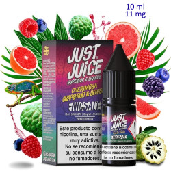 4T. 10ml 11 mg. Exotic Fruits Cherimoya, Grapefruit & Berries Sales de nicotina «Just Juice»