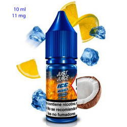 4T. 10ml 11 mg. Ice Citron Coconut Sales de nicotina «Just Juice»