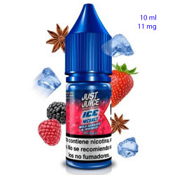 4T. 10ml 11 mg. Ice Wild Berries Aniseed Sales de nicotina «Just Juice»