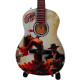 3T. Guitarra decorativa en miniatura réplica Souvenir