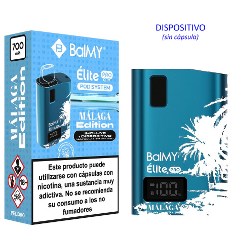 4T.  MALAGA (BLUE) Dispositivo sin cápsula «BALMY ÉLITE PRO»