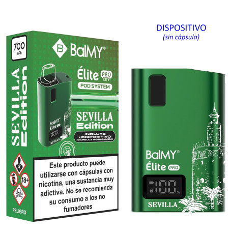 4T. SEVILLA GREEN Dispositivo sin cápsula «BALMY ÉLITE PRO»