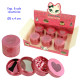 1T. Ø5 cm. Expositor con 6 grinders aluminio 4 partes