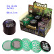 1T. Ø6 cm. Expositor con 12 grinder acrílicos 5 partes