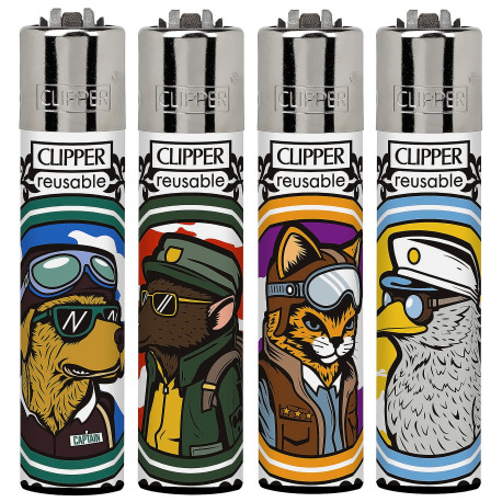 4T. Clipper «PILOT ANIMALS» Exp. 48 encendedores