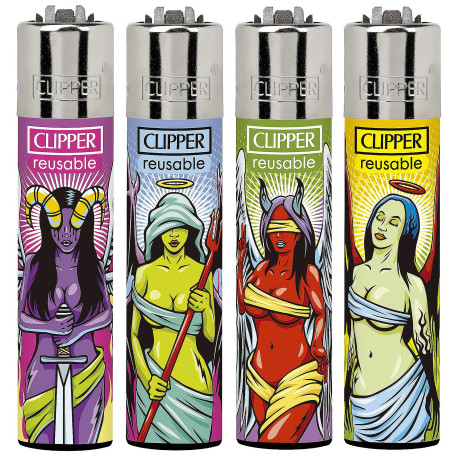 4T. Clipper «ANGEL VS DEMONS» Exp. 48 encendedores