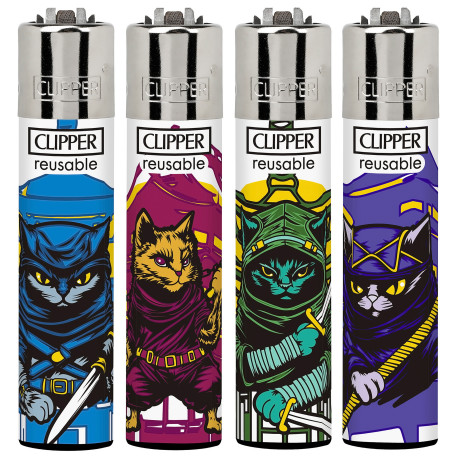 4T. Clipper «NINJA CATS» Exp. 48 encendedores