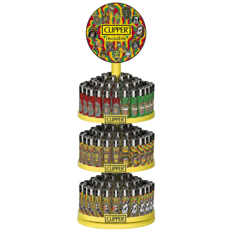 4T. Clipper «RASTA ANIMALS» Carrusel con 144 encendedores